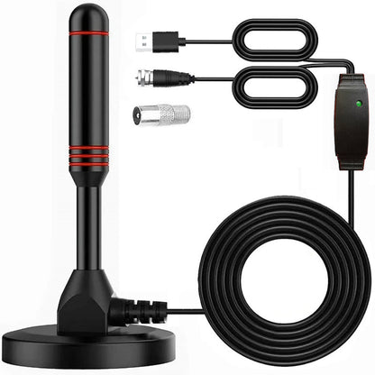 Antena de TV para Interior/Exterior con Ventosa DTMB DVB-T2