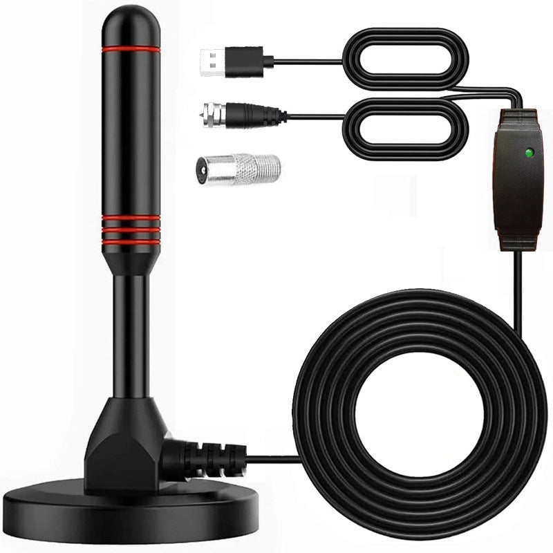 Antena de TV para Interior/Exterior con Ventosa DTMB DVB-T2