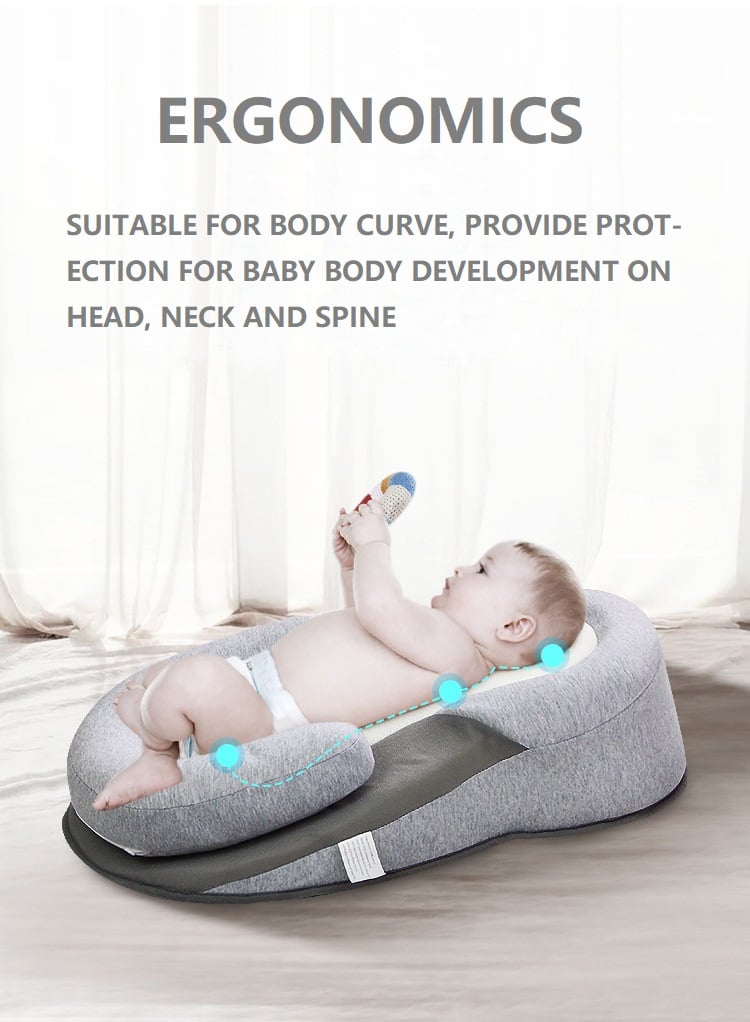Anti-Reflux Baby Slope Pillow for Comfortable Feeding