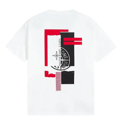 Camiseta de Manga Corta de Algodón Puro para Hombre y Mujer, Prenda de Marca a la Moda para el Verano