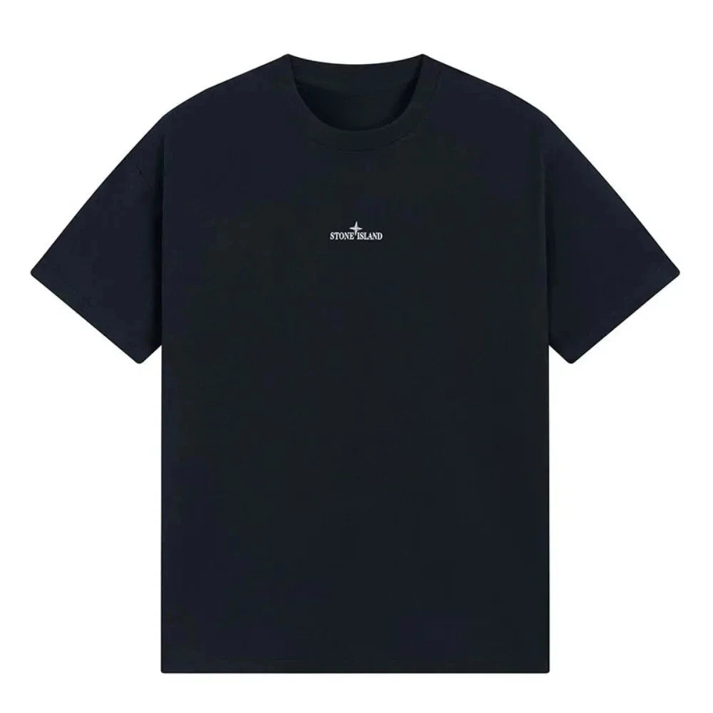 Camiseta de Manga Corta de Algodón Puro para Hombre y Mujer, Prenda de Marca a la Moda para el Verano